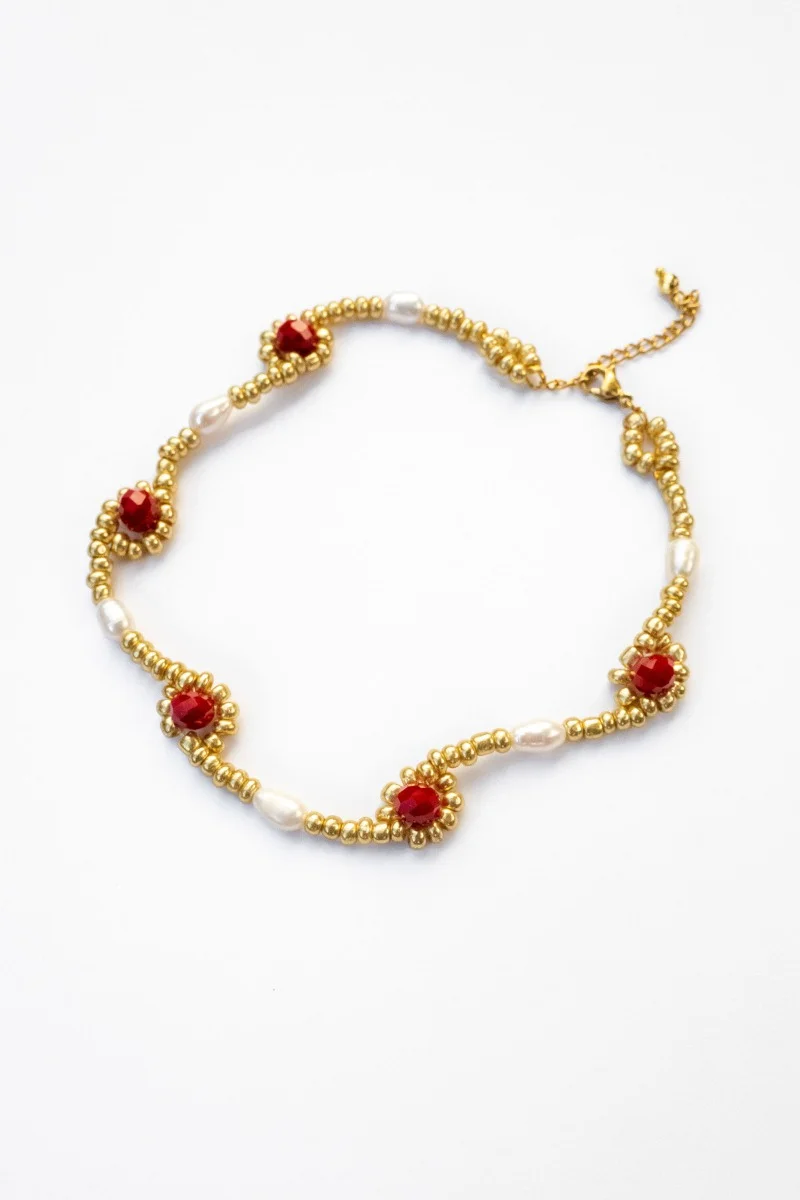 Φωτογραφία προϊόντος: Jolene Beaded Flower Necklace