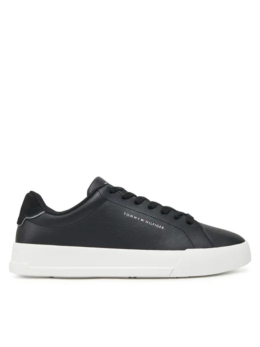 Φωτογραφία προϊόντος: ΑΝΔΡΙΚΑ SNEAKERS TOMMY HILFIGER TH COURT LTH DETAIL ESS BLACK ΜΑΥΡΟ