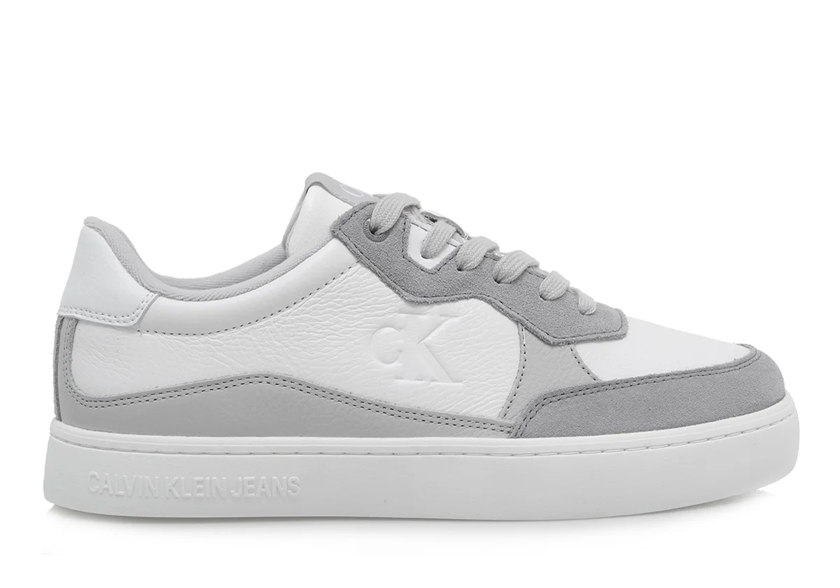 Φωτογραφία προϊόντος: ΑΝΔΡΙΚΑ SNEAKERS CALVIN KLEIN CLASSIC CUPSOLE FORMAL GREY MG WMM ΓΚΡΙ ΛΕΥΚΟ