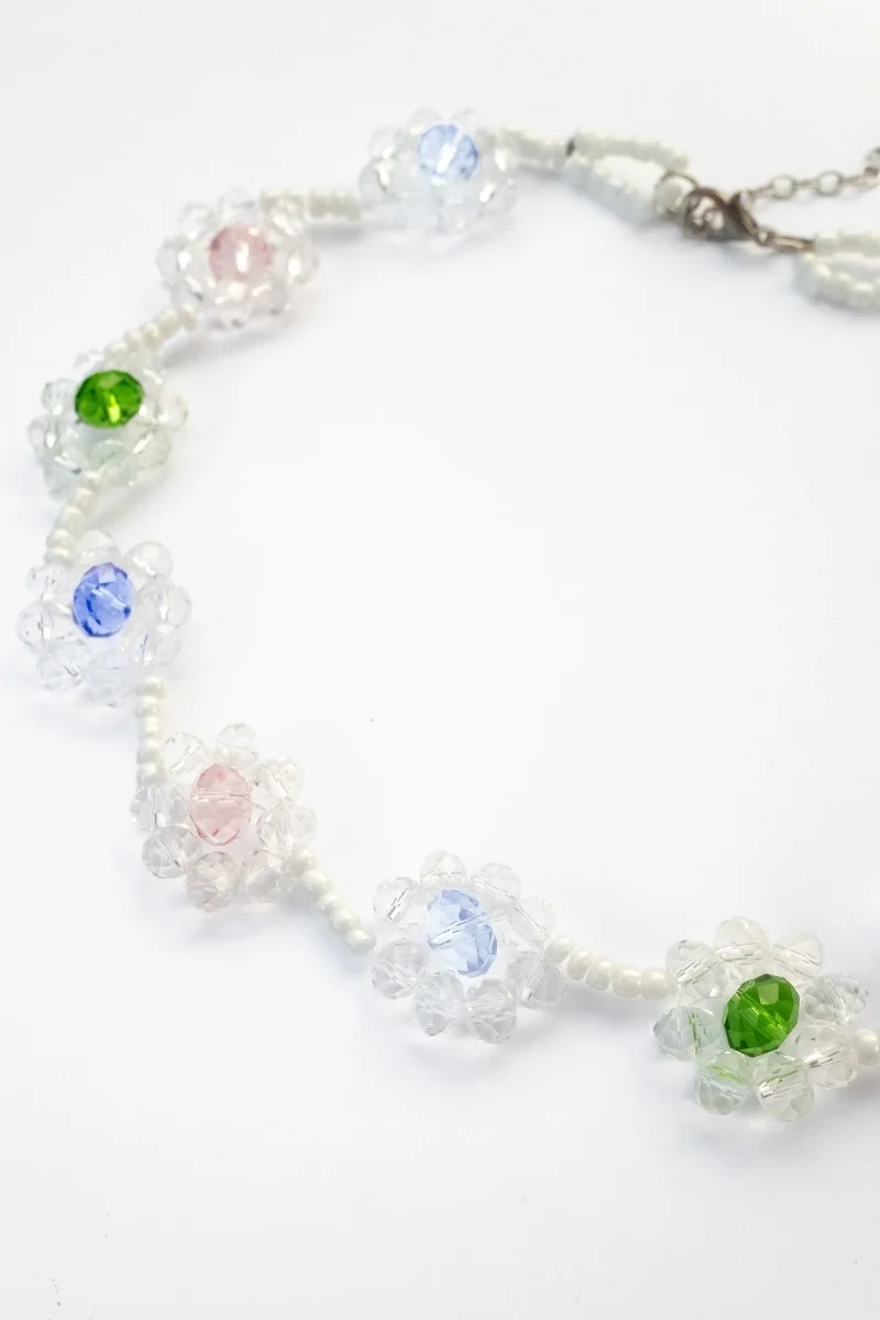 Φωτογραφία προϊόντος: Child In Time Crystal Beaded Daisy Necklace