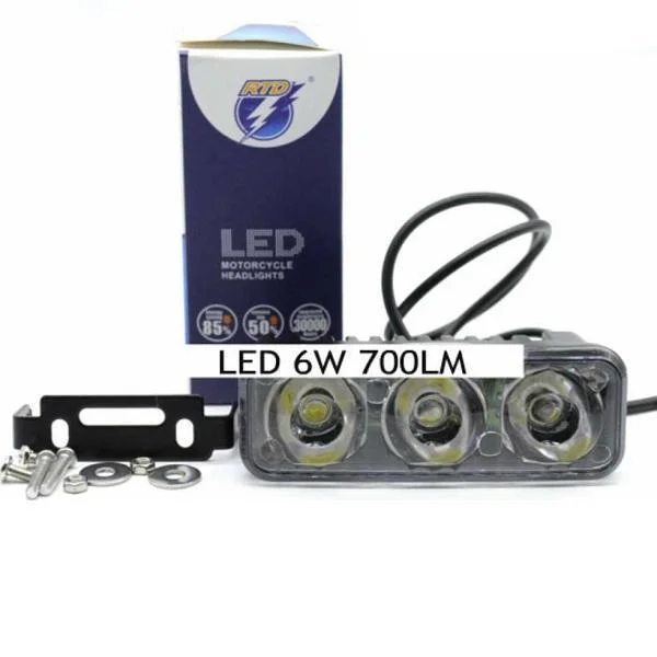 Φωτογραφία προϊόντος: OEM Σετ 2τμχ LED Προβολάκια Μηχανής 6W 12V 700LM CEB76