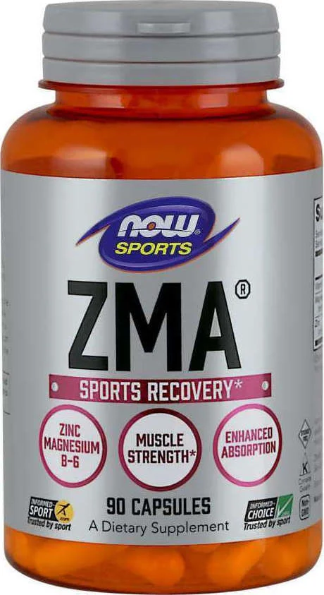 Φωτογραφία προϊόντος: Now Foods ZMA 800mg Sports Recovery Now Sports 90 veg. caps