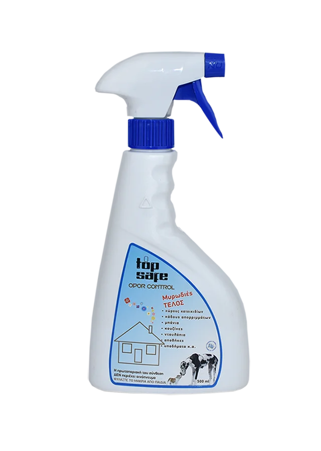 Φωτογραφία προϊόντος: TopSafe Odor Control 500ml – έτοιμο ψεκάσιμο υδατικό διάλυμα