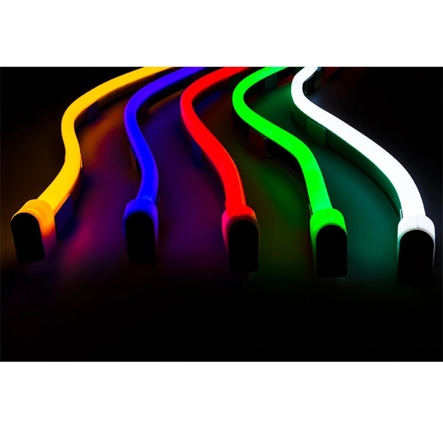 Φωτογραφία προϊόντος: RGB NEON LED strip ταινία στροφείο 50m 230V 12W/m 120led/m non dimmable IP65 843004
