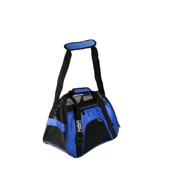 Φωτογραφία προϊόντος: OEM Nunbell Pet Τσάντα Μεταφοράς Σκύλου Μαύρο-Μπλε 43x20x30cm