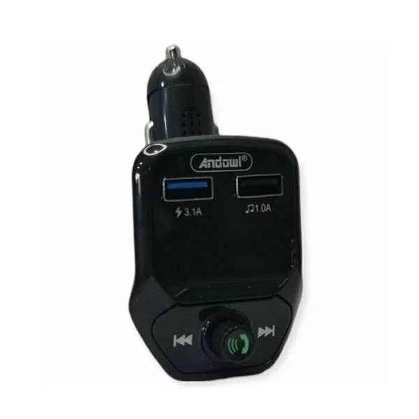 Φωτογραφία προϊόντος: OEM Andowl FM Transmitter Q-C66 με USB Μαύρο