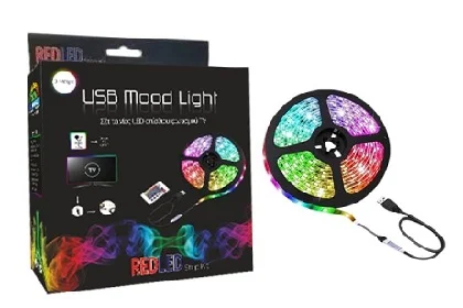 Φωτογραφία προϊόντος: Σετ Ταινίας Led RP- USB 7.2W/IP20/5V/RGB/3μ