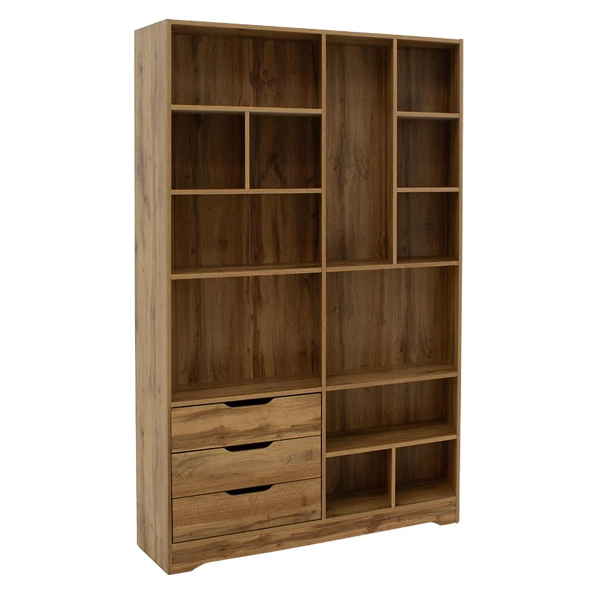 Φωτογραφία προϊόντος: Βιβλιοθήκη Lucinda pakoworld oak 120x29.8x180.5εκ