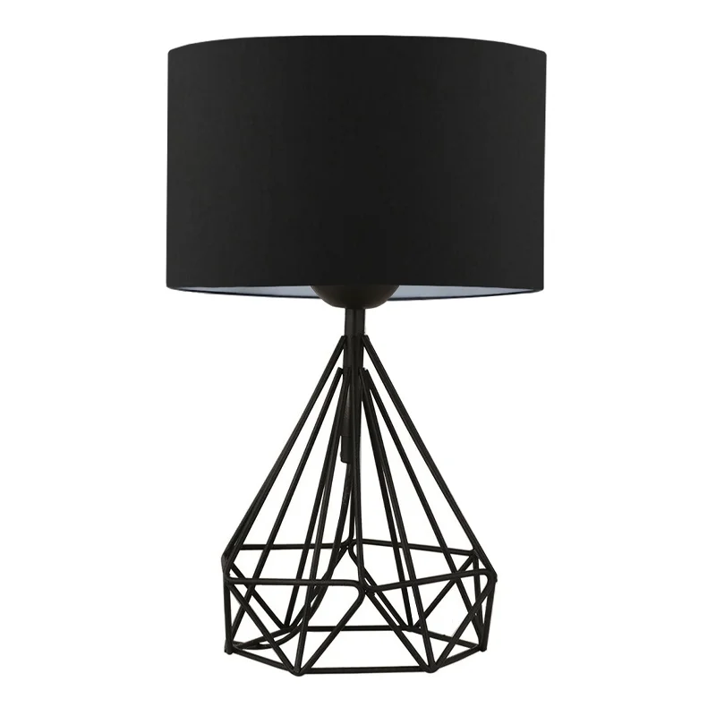 Φωτογραφία προϊόντος: Φωτιστικό επιτραπέζιο Christopher Megapap ύφασμα/μέταλλο χρώμα μαύρο 24x15x41εκ.