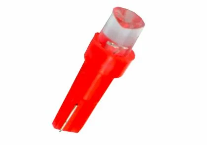 Φωτογραφία προϊόντος: Led λάμπα τύπου T5 12V/1.2W κόκκινη - 1τμχ