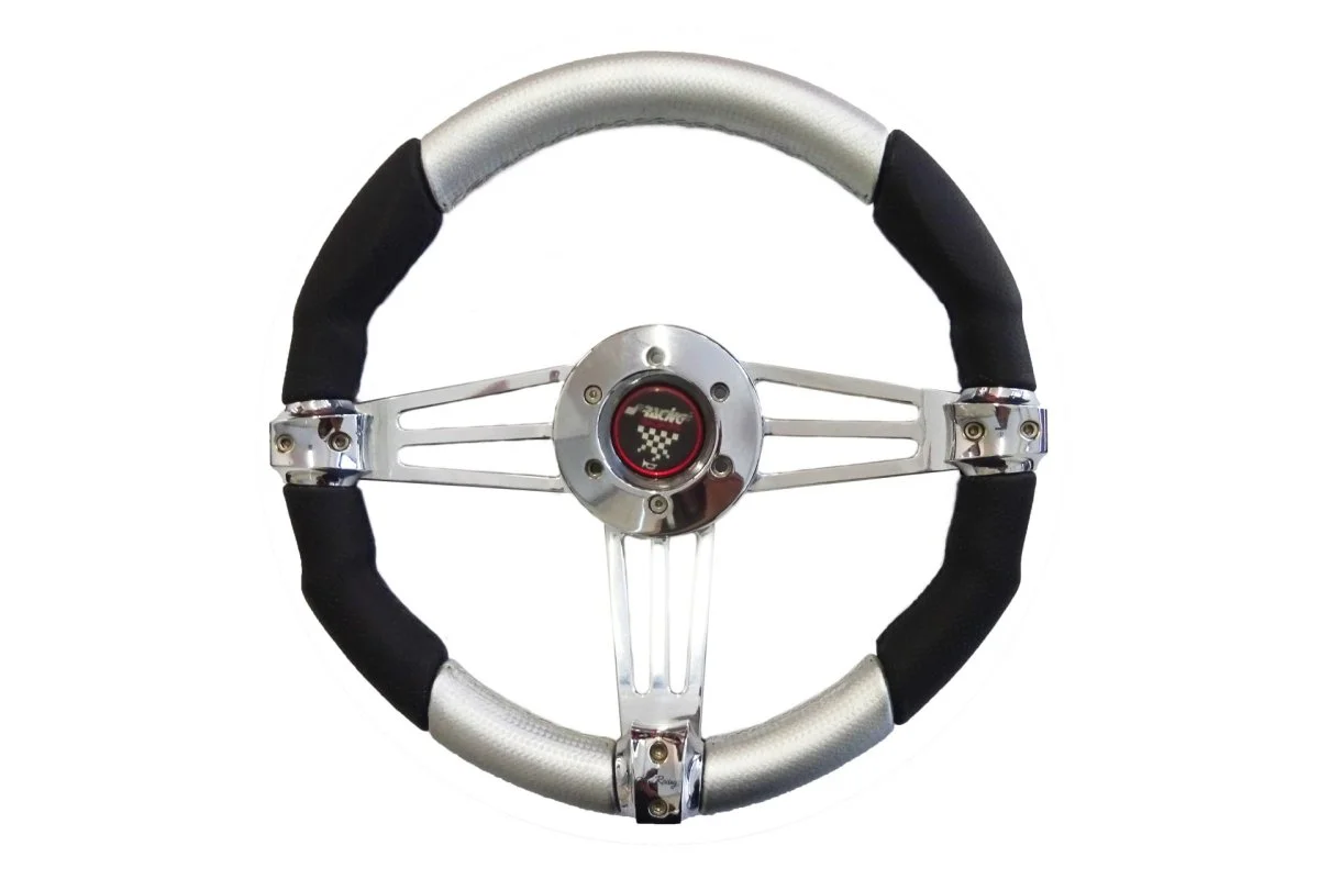 Φωτογραφία προϊόντος: Simoni Racing ΤΙΜΟΝΙ ARCADIA - ΑΣΗΜΙ INOX ΔΕΡΜΑ SRAR350/I