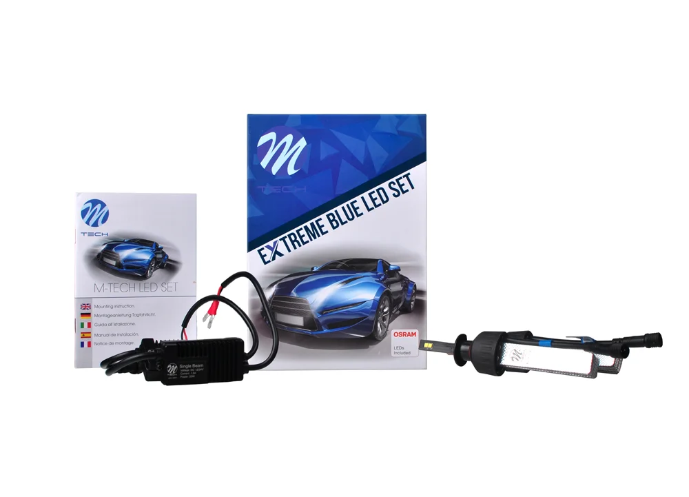 Φωτογραφία προϊόντος: M-tech Η1 9/36V 6.500K 5000lm OSRAM EXTREME BLUE LED KIT SET (ΜΕ ΨΥΚΤΡΑ ΛΕΠΙΔΕΣ-ΦΤΕΡΟΥ) 2ΤΕΜ. M-TECH LSOXB1/MT