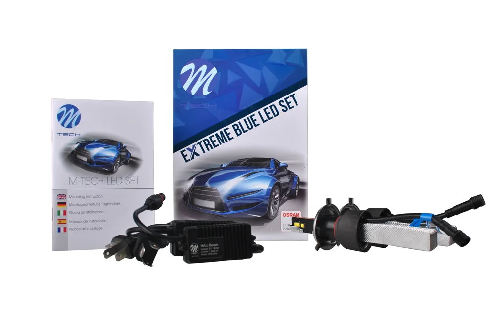 Φωτογραφία προϊόντος: M-tech H4 9/36V 6.500K 5000lm OSRAM EXTREME BLUE LED KIT SET (ΜΕ ΨΥΚΤΡΑ ΛΕΠΙΔΕΣ-ΦΤΕΡΟΥ) 2ΤΕΜ. M-TECH LSOXB4/MT