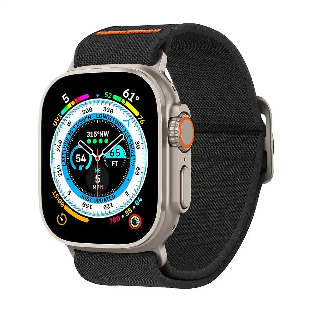 Φωτογραφία προϊόντος: Λουράκι Spigen Lite Fit Ultra Apple Watch (44/ 45/ 46/ 49mm) Μαύρο