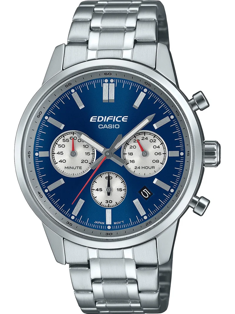 Φωτογραφία προϊόντος: Ρολόι CASIO Edifice Με Χρονογραφο Και Ασημί Ατσάλινο Μπρασελέ EFR-575D-2AEF