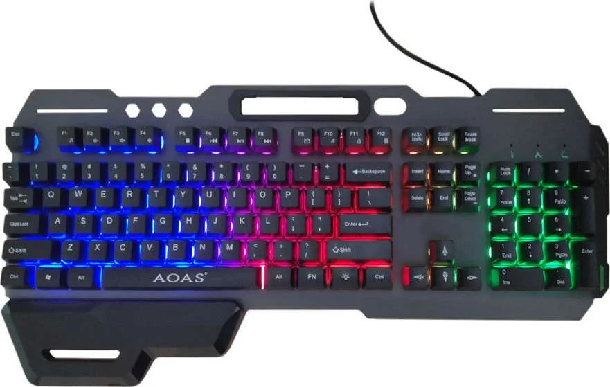Φωτογραφία προϊόντος: AOAS M-1000 Gaming πληκτρολόγιο με RGB φωτισμό (US Αγγλικό)