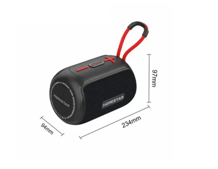 Φωτογραφία προϊόντος: Αδιάβροχο Ηχείο Bluetooth 5W με Ραδιόφωνο Hopestar T10 ΜΑΥΡΟ
