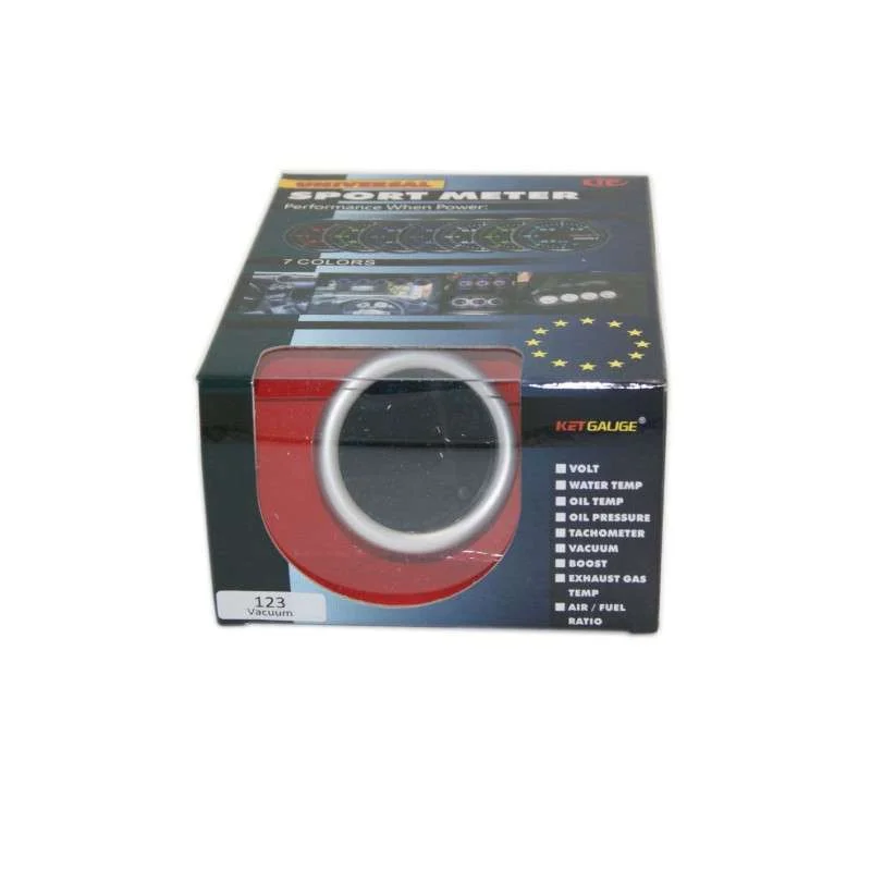 Φωτογραφία προϊόντος: Όργανο Turbo Auto Gauge Μαύρο 52mm- 2 Turbo Gauge