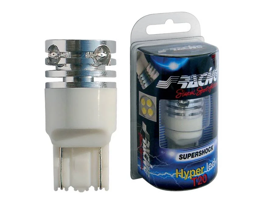 Φωτογραφία προϊόντος: Simoni Racing ΛΑΜΠΑΚΙ T20 ΜΕ 4+1 LED ΛΕΥΚΟ SIMONI RACING - 1TΕΜ. SRHL2/T20