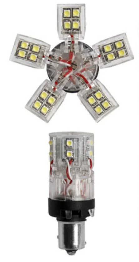 Φωτογραφία προϊόντος: Simoni Racing ΛΑΜΠΑΚΙ BAY15d ME 30LED ΚΟΚΚΙΝΟ SIMONI RACING SRL30/RR
