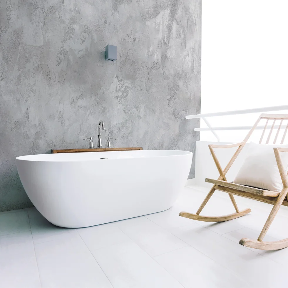 Φωτογραφία προϊόντος: Μπανιέρα SIRENE CUSCO SOLID SURFACE 165X85 CUS16585-301 white matt