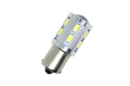 Φωτογραφία προϊόντος: Led λάμπα BA15S με 16 ultra bright LED και προτζέκτορα μονού φωτισμού κόκκινη - 1τμχ