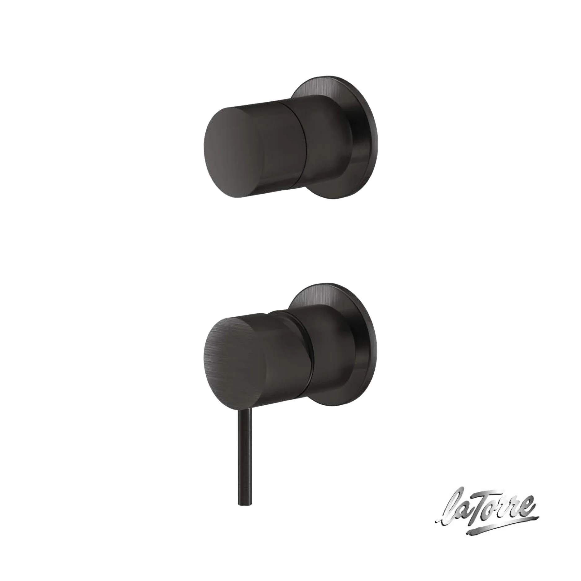 Φωτογραφία προϊόντος: Μίκτης εντ. LA TORRE ELLE 316 35314-411 black brushed 2 εξόδων