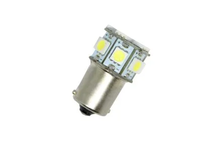Φωτογραφία προϊόντος: Led λάμπα τύπου BA15S με 13 SMD led διπλού φωτισμού λευκή - 1τμχ.