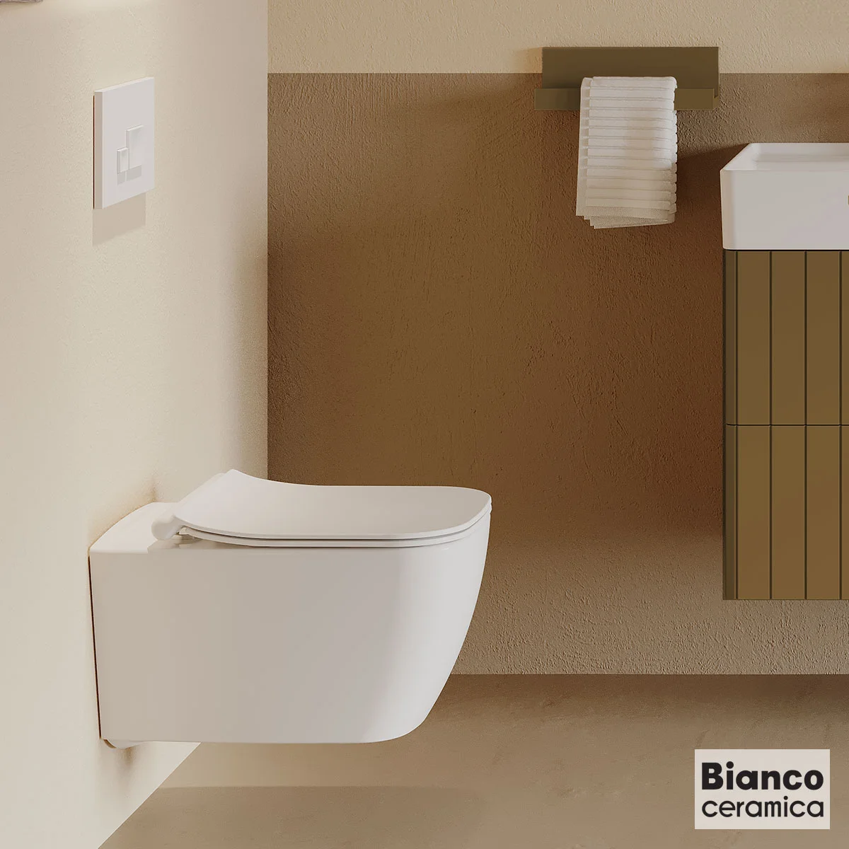 Φωτογραφία προϊόντος: Λεκάνη BIANCO CERAMICA MIZO 361600SC-301 white mat/rimless