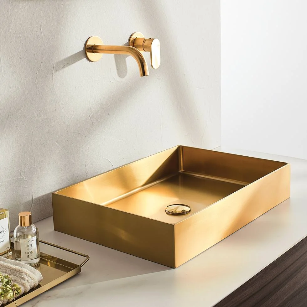 Φωτογραφία προϊόντος: Νιπτήρας VOSS ALDO PVD 1255-211 55X38 gold brushed