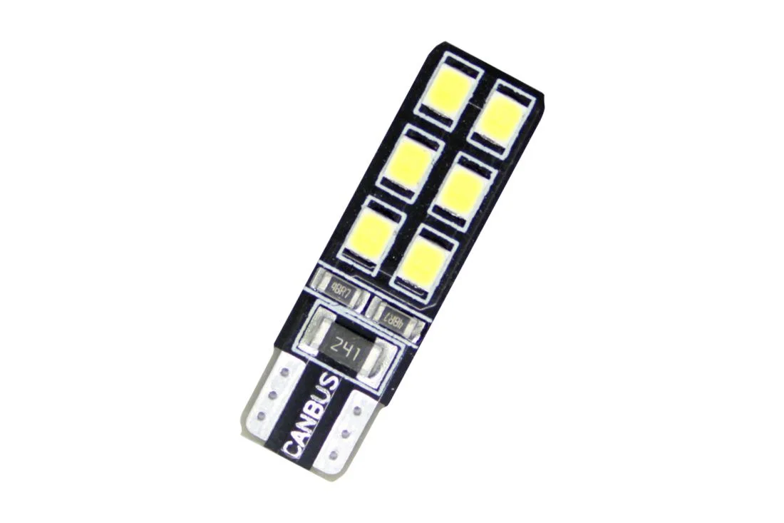 Φωτογραφία προϊόντος: Led λάμπα τύπου Τ10 με 12 led - CANBUS - 1τμχ.