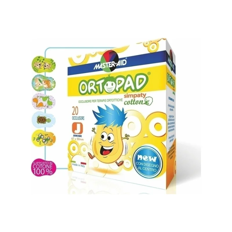 Φωτογραφία προϊόντος: MASTER AID ORTOPAD JUNIOR Παιδικά Οφθαλμικά Αυτοκόλλητα για στραβισμό (με σχέδια-έως 2 ετών) - 20τμχ