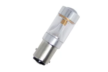 Φωτογραφία προϊόντος: Led λάμπα τύπου BA15W με 6 SMD led 2323 και ανακλαστήρα - διπλού φωτισμού λευκή - 1τμχ.