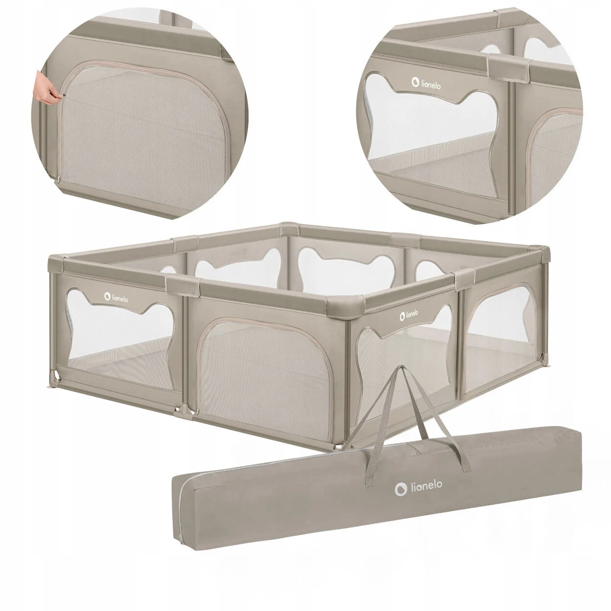 Φωτογραφία προϊόντος: Lionelo Willow XL Πάρκο Beige Sand