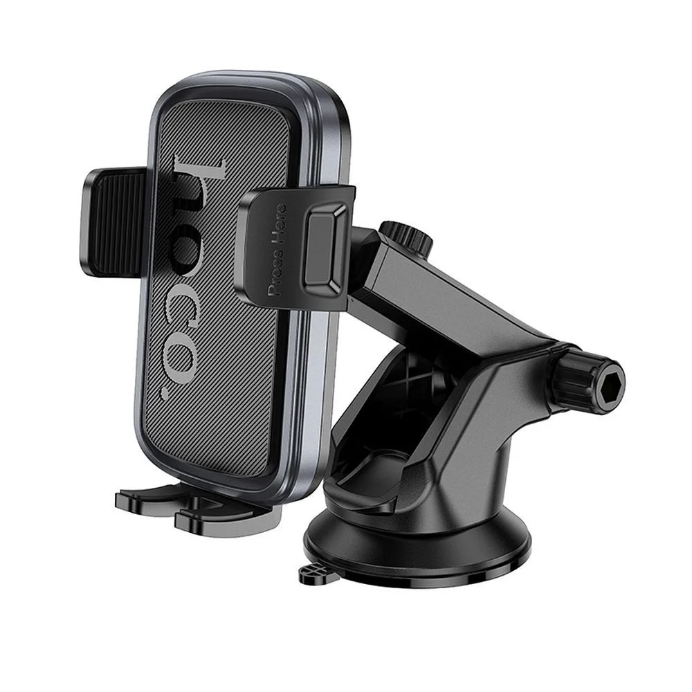 Φωτογραφία προϊόντος: . HOCO gravity car holder for dashboard H81 black metal gray