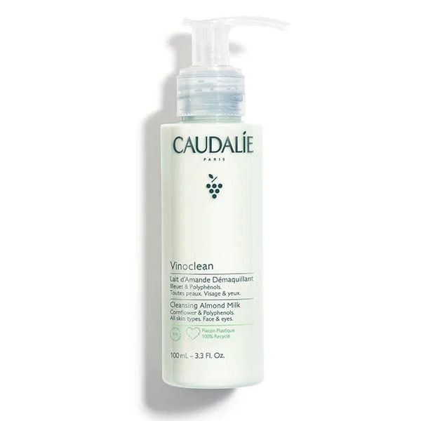 Φωτογραφία προϊόντος: Caudalie Vinoclean Cleansing Almond Milk Γαλάκτωμα για Καθαρισμό + Ντεμακιγιάζ 100 ml