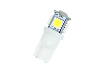Φωτογραφία προϊόντος: Led λάμπα τύπου Τ10 με 5 SMD led 6000K - 1τμχ.