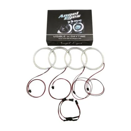 Φωτογραφία προϊόντος: Δαχτυλίδια led angel eyes για BMW E46 coupe (2003+) με 66 led - κίτρινα