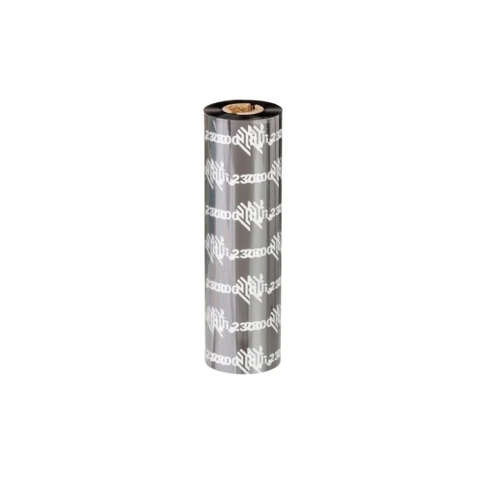 Φωτογραφία προϊόντος: ZEBRA ZIPSHIP 2300, THERMAL TRANSFER RIBBON WAX, 110MM FOR MIDRANGE/HIGH END PRINTERS, CORE: 25.4MM, LENGTH: 450 METPA REQUIRE UNIT: 12