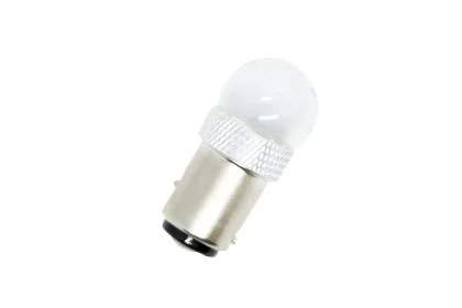 Φωτογραφία προϊόντος: Led λάμπα BA15S με 5W CREE LED σε γυάλινο κάλυκα μονού φωτισμού κίτρινη - 1τμχ