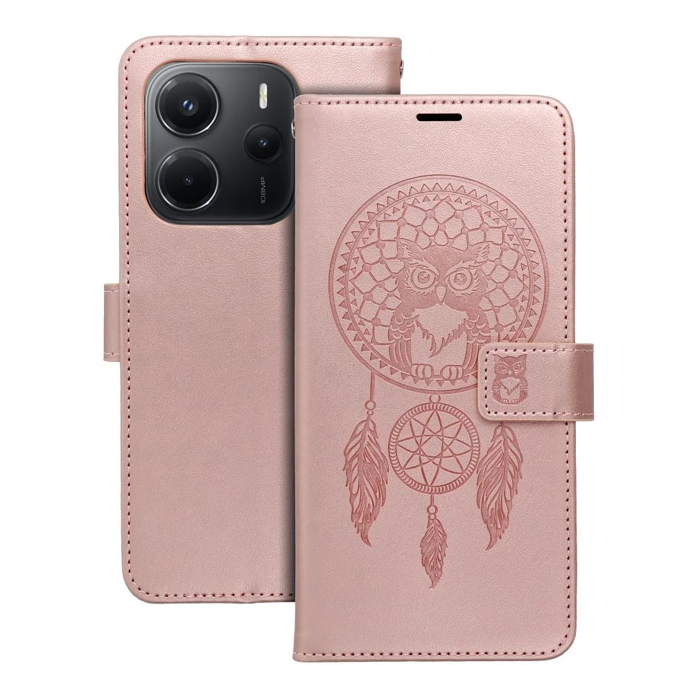 Φωτογραφία προϊόντος: . MEZZO Book case for SAMSUNG A57 5G dreamcatcher rose gold