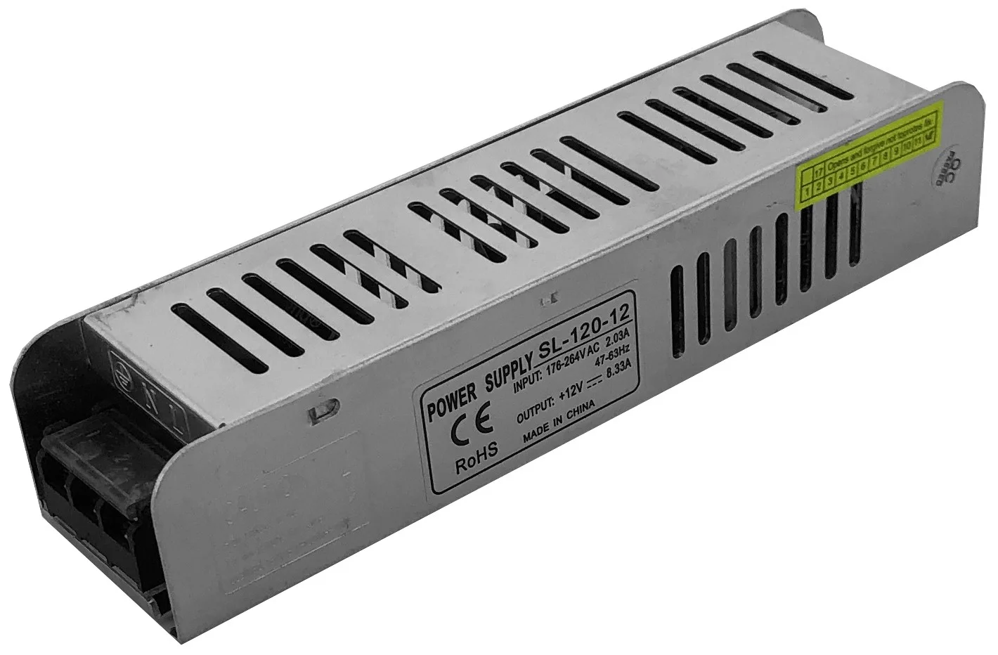 Φωτογραφία προϊόντος: Avide Τροφοδοτικό 12V 120W IP20