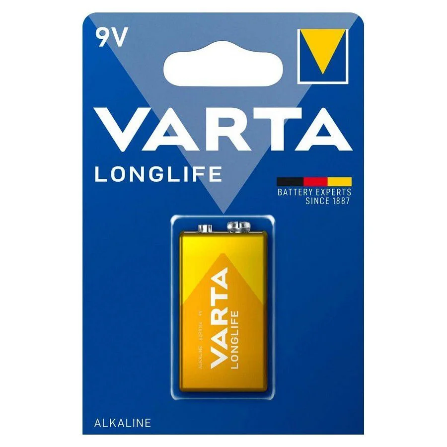 Φωτογραφία προϊόντος: VARTA Longlife 9V αλκαλική μπαταρία 1 τμχ
