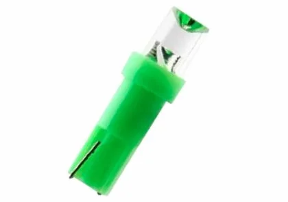 Φωτογραφία προϊόντος: Led λάμπα τύπου T5 12V/1.2W πράσινη - 1τμχ.