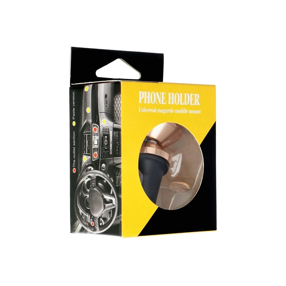 Φωτογραφία προϊόντος: . Car holder for smartphone Magnetic to air vent gold