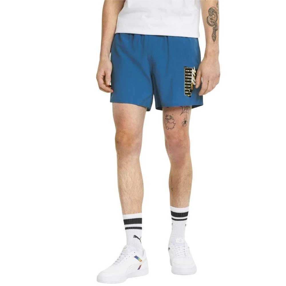 Φωτογραφία προϊόντος: 848578-48 - PUMA SPORTSWEAR SUMMER GRAPHIC WOVEN SHORT BLUE Color