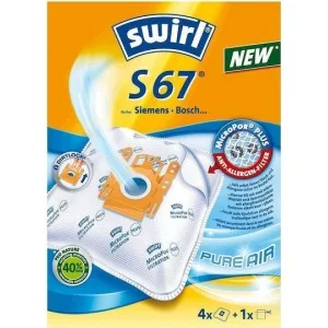Φωτογραφία προϊόντος: Swirl S67 Σακούλες Σκούπας 4τμχ Συμβατή με Σκούπα Bosch / Siemens