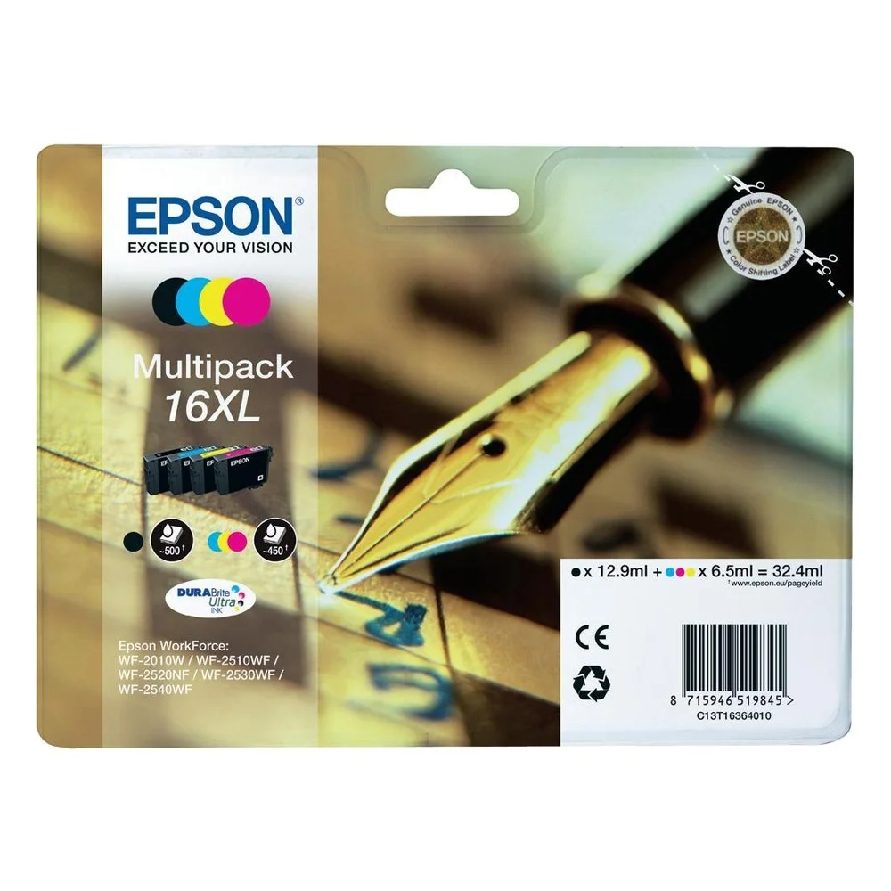 Φωτογραφία προϊόντος: Epson Μελάνι Inkjet No.16 XL Multipack (C13T16364012) (EPST163640)
