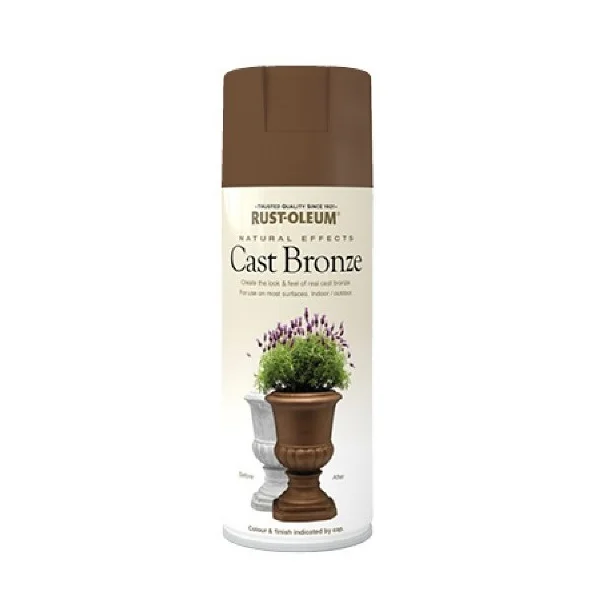 Φωτογραφία προϊόντος: Rust-Oleum Natural Effects Spray Cast Bronze Metallic (Μπρούτζος)