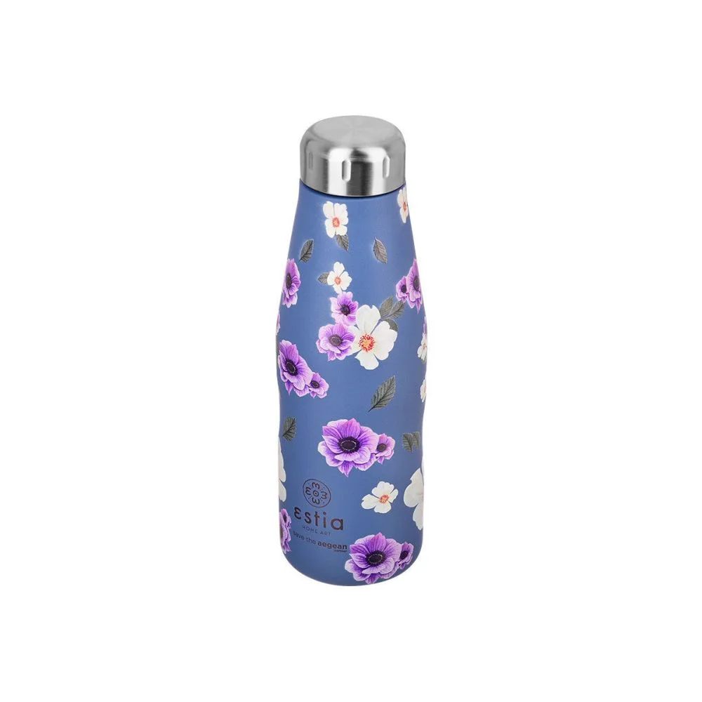 Φωτογραφία προϊόντος: Estia ΘΕΡΜΟΣ TRAVEL FLASK SAVE THE AEGEAN 500ml GARDEN BLUE